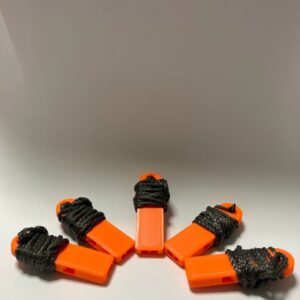 Yüksek Sesli Turuncu Düdük 5'li Set